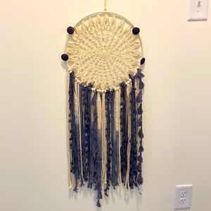 Macrame Lace Fringe Wall Hanging